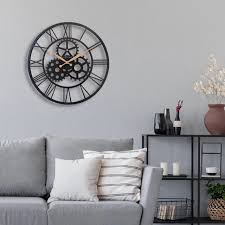 Large Black Birmingham Wall Clock