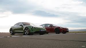 Topgear Drag Races The Tesla Model S Against The Porsche