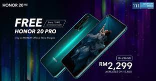 Above mentioned information is not 100% accurate. Honor 20 Pro Available On 15 August At Rm2 299