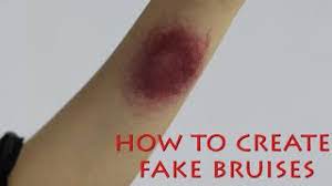 how to create fake bruises you