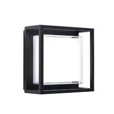 frame square led outdoor wall light