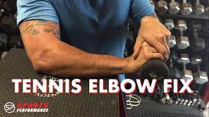 eccentric exercise for tennis elbow
