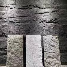 Light Stone Wall Panel Synthetic Slate