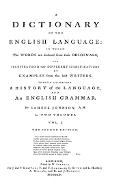 a dictionary of the english language 