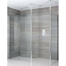 Chrome Corner Walk In Wet Room Shower