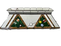 Stained Glass Billiards Pool Table