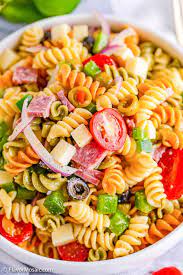 tri color rotini pasta salad flavor