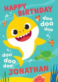 Check spelling or type a new query. Baby Shark Song Kids Happy Birthday Card Moonpig
