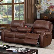 brown motorized recliner sofa service