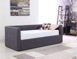 congo sofa bed linen fabric grey