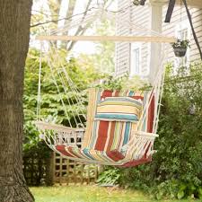 Hanging Hammock Chair Thick Rope Frame