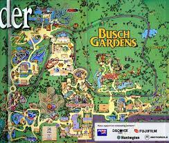 busch gardens ta map