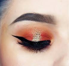 red eye makeup this holiday season