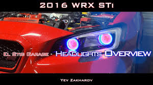 2015 2016 Wrx Sti W Rgb Multi Colored Halos In The