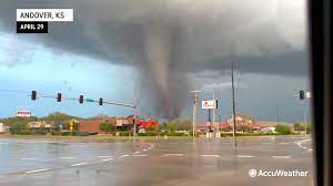 tornado touched down in Kansas ...