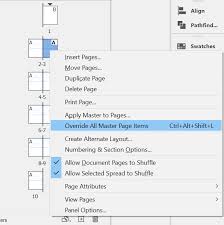 master pages in adobe indesign cc