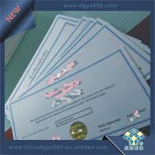 Hot Item Custom Security Gift Voucher Ticket Coupon Printing