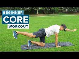 beginner core exercises you can do at home