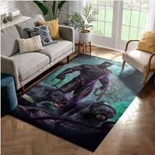 black panther ver4 area rug