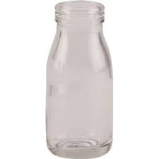 Mini Glass Milk Bottle 100ml Portland