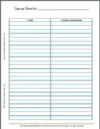 Printable Blank Sign Sheets Www Picswe Com
