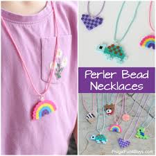 perler bead ideas necklace craft