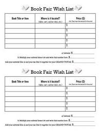 Book Fair Wish List School Fair Books Book Wizard