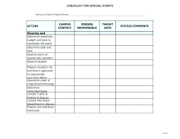 Party Planning Spreadsheet Template Event Document Picture