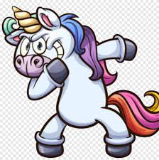 unicorn dabbing png images pngegg