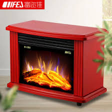 China White Mini Electric Fireplace