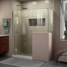 Frameless Hinged Shower Enclosure
