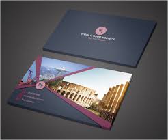 travel business card templates free psd