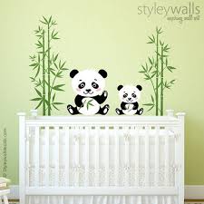 baby panda wall art sticker mural