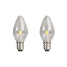Feit Electric 7 Watt Equivelant C7 2700k Clear Led E12 Night Light Bulb 2 Pack Bp7c7 827 Led 2 Hdrp The Home Depot