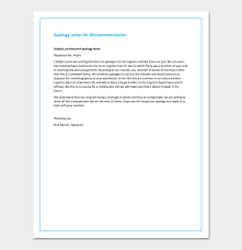Apology Letter Template 33 Samples Examples Formats