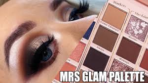 mrs glam showstopper palette tutorial