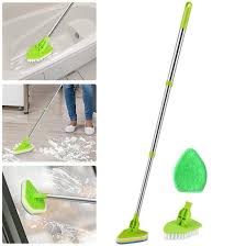 shower tub tile floor scrubber brush
