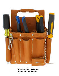 premium leather tool pouch