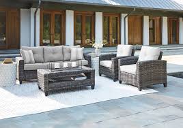 Cloverbrooke Gray 4pc Outdoor Lounge