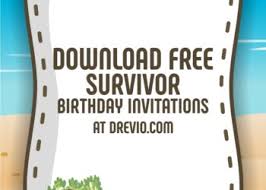 survivor birthday party ideas