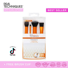 real techniques brush set on