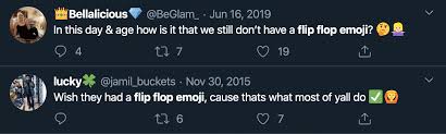 Down a mandela effect wormhole rn and i just feel like this is a plausible explanation. A Flip Flop Emoji Is Finally Here Thanks To Reef Surfd