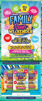 Family Fun Day Flyer Template Holidays Events Family Fun
