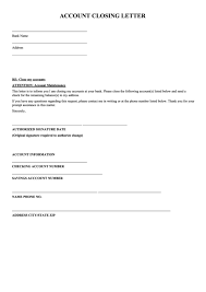 1 account closing letter (bank, credit union, etc. Account Closing Letter Template Printable Pdf Download