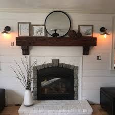 4 X 6 Mantel Made From Reclaimed Hand