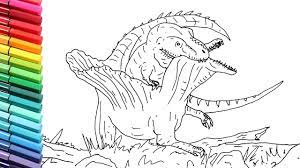 drawing and coloring the t rex vs