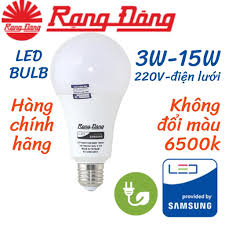 Bóng đèn Rạng Đông LED Bulb búp tròn 3W, 5W, 7W, 9W, 12W, 15W