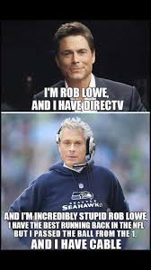 Pete Carroll / Rob Lowe Seahawks Direct TV Meme | Sports Unbiased ... via Relatably.com