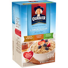 quaker instant oatmeal lower sugar variety pack 10 packets walmart