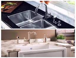 kitchen sinks stainless steel vs